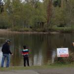 A youngster tries his hand at landing the big one during last years expo at Battle Point Park. (Photo courtesy of Eric Matthews)