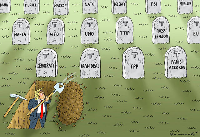 Trump’s 68th week in office | In cartoons