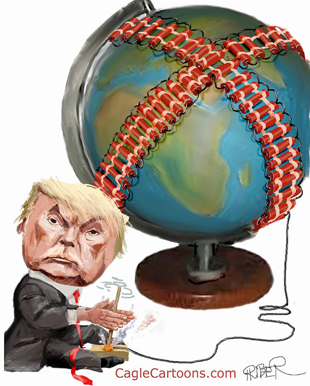 Trump’s 68th week in office | In cartoons