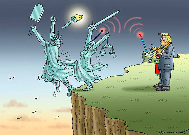 Trump’s 75th week in office | In cartoons