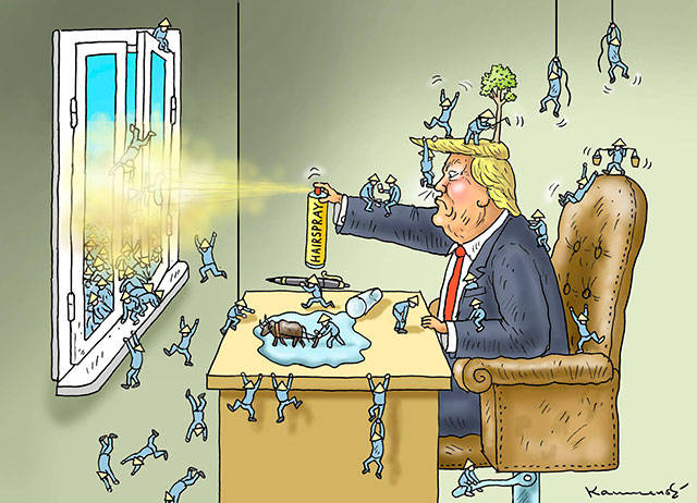 Trump’s 77th week in office | In cartoons