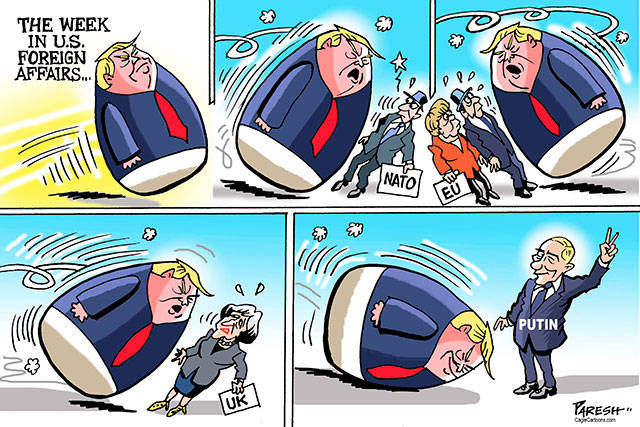 Trump’s 78th week in office | In cartoons
