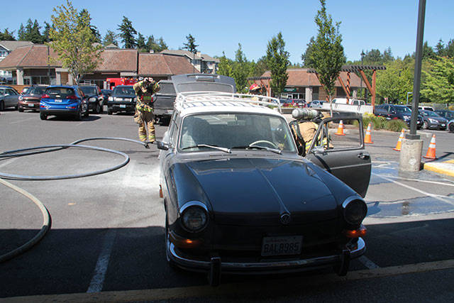 Bainbridge firefighters douse VW fire | Photo gallery