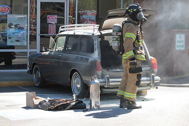 Bainbridge firefighters douse VW fire | Photo gallery
