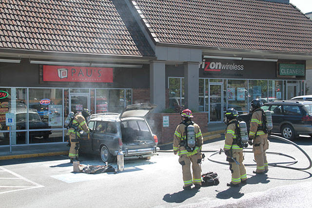 Bainbridge firefighters douse VW fire | Photo gallery