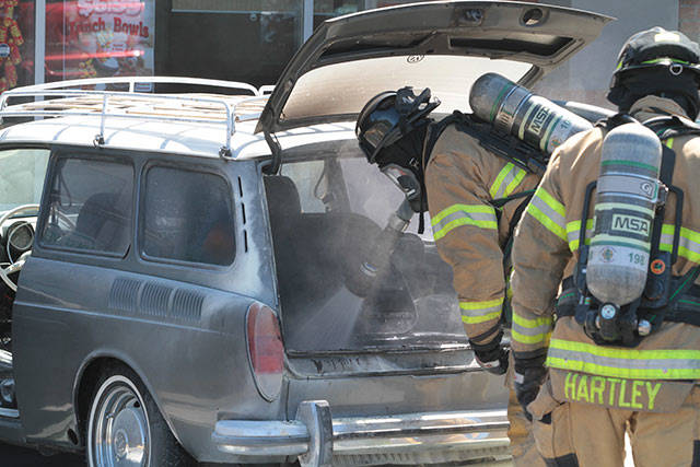 Bainbridge firefighters douse VW fire | Photo gallery