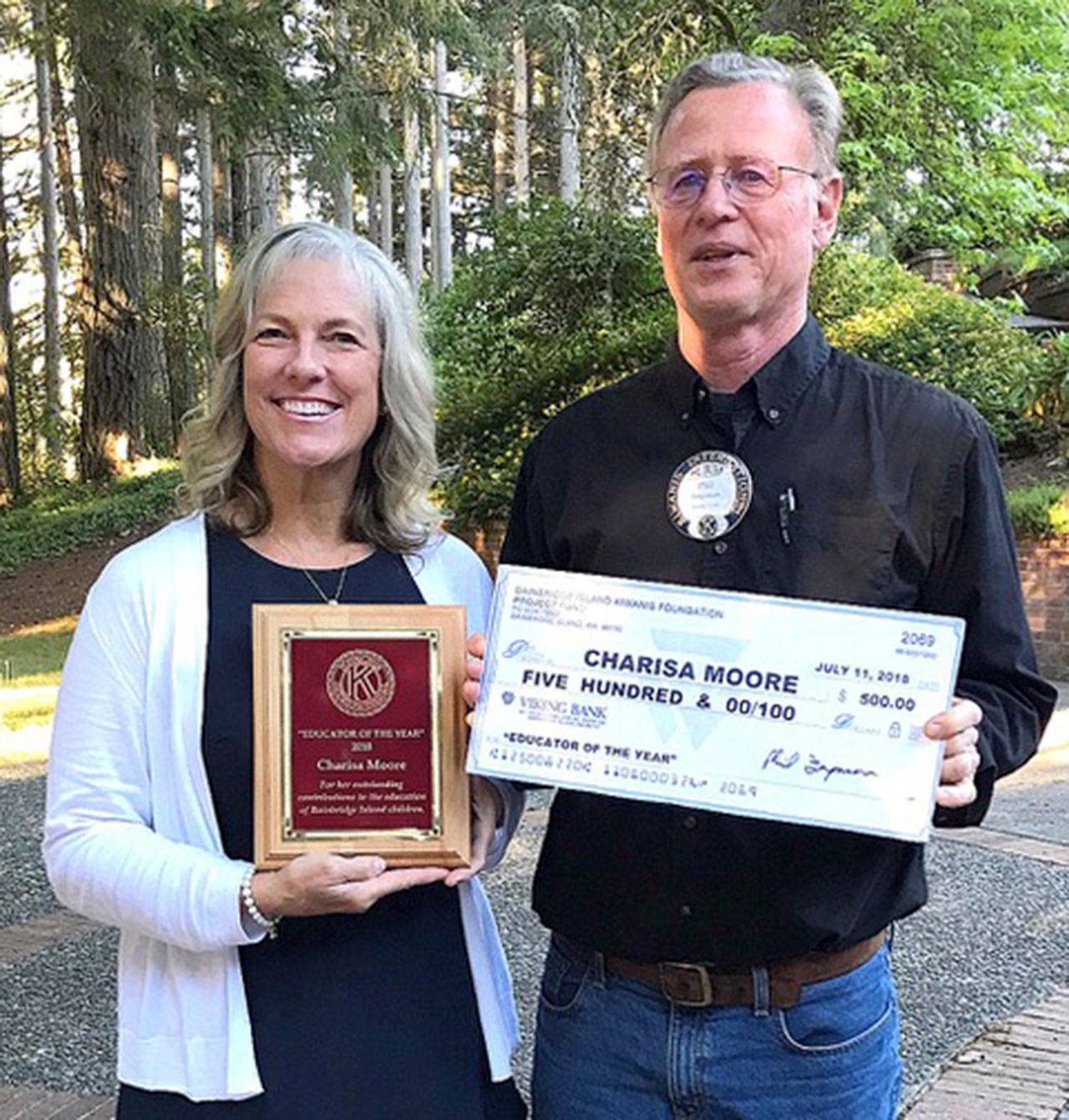 Bainbridge’s Educator of the Year is honored