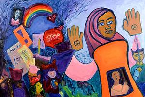 Uprising art exhibit in Winslow