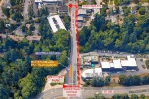 Bainbridge walkers to face detour downtown