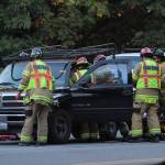 Morning crash on Highway 305 clogs traffic