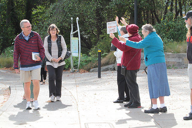 Stop Kavanaugh Vigil on Bainbridge | Photo gallery