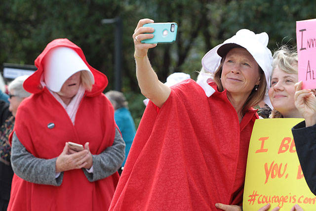 Stop Kavanaugh Vigil on Bainbridge | Photo gallery