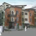 A conceptual design of the new development proposed for Madison Avenue. (Image courtesy of the city of Bainbridge Island)