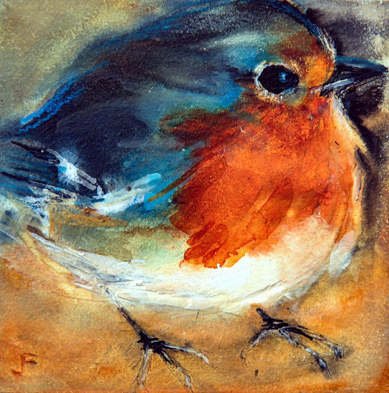 Image courtesy of Dinah Satterwhite | The work of Jani Freimann, on display at the American Legio Hall as part of the upcoming Winter Studio Tour.