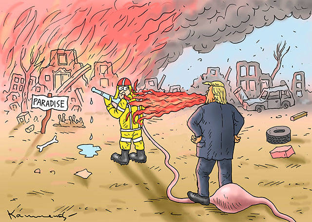 Trump’s 95th week in office | In cartoons