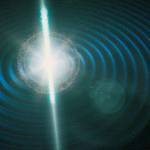 Photo courtesy of ESA/Hubble                                A neutron star photographed by the Hubble Space Telescope.