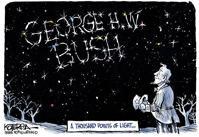 President George HW Bush | A Tribute to 41 in Cartoons