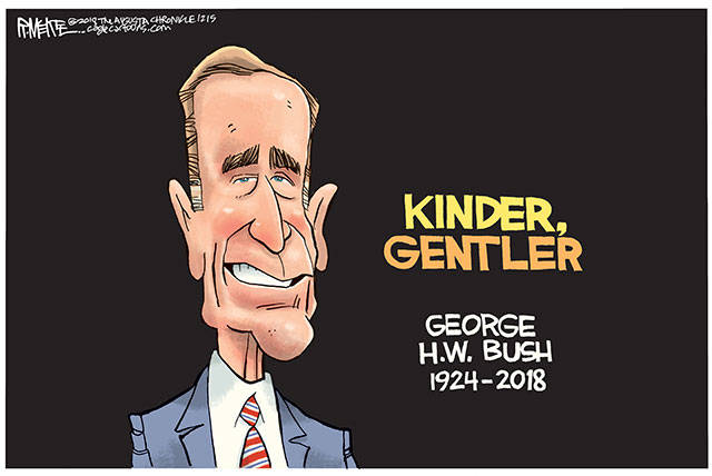 President George HW Bush | A Tribute to 41 in Cartoons