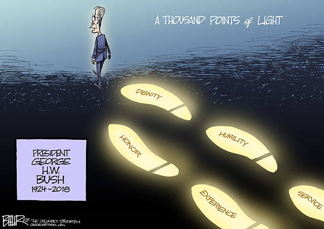 President George HW Bush | A Tribute to 41 in Cartoons