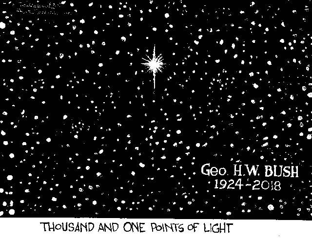 President George HW Bush | A Tribute to 41 in Cartoons