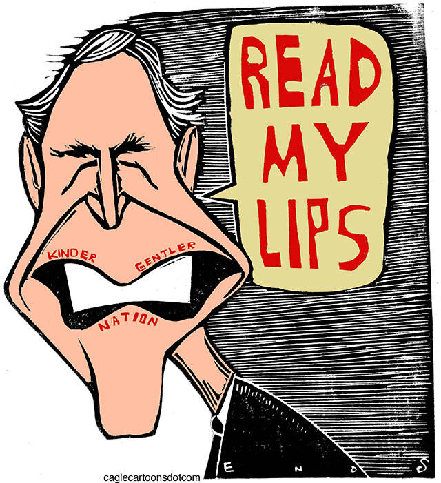 President George HW Bush | A Tribute to 41 in Cartoons