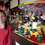 Luciano Marano | Bainbridge Island Review - Longtime Docs Marina Grill server Kolyne Koko Forro chose Super Mario Bros. 3 as the theme for her annual gingerbread creation, on display now at the downtown Winslow eatery.
