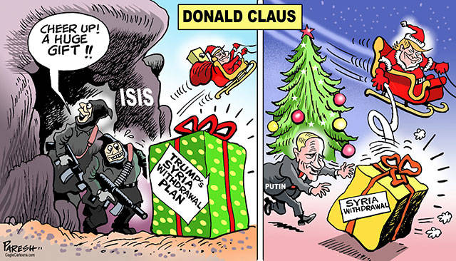 Trump’s 100th week in office | In cartoons