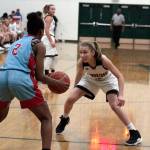 Luciano Marano | Bainbridge Island Review - The Bainbridge High School varsity girls basketball team cruised to a breezy W Friday, Jan. 4, handily besting the visiting Seahawks to up their overall season record to 5-8 (2-6 in conference).