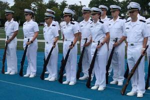 Aichele sworn in as midshipman