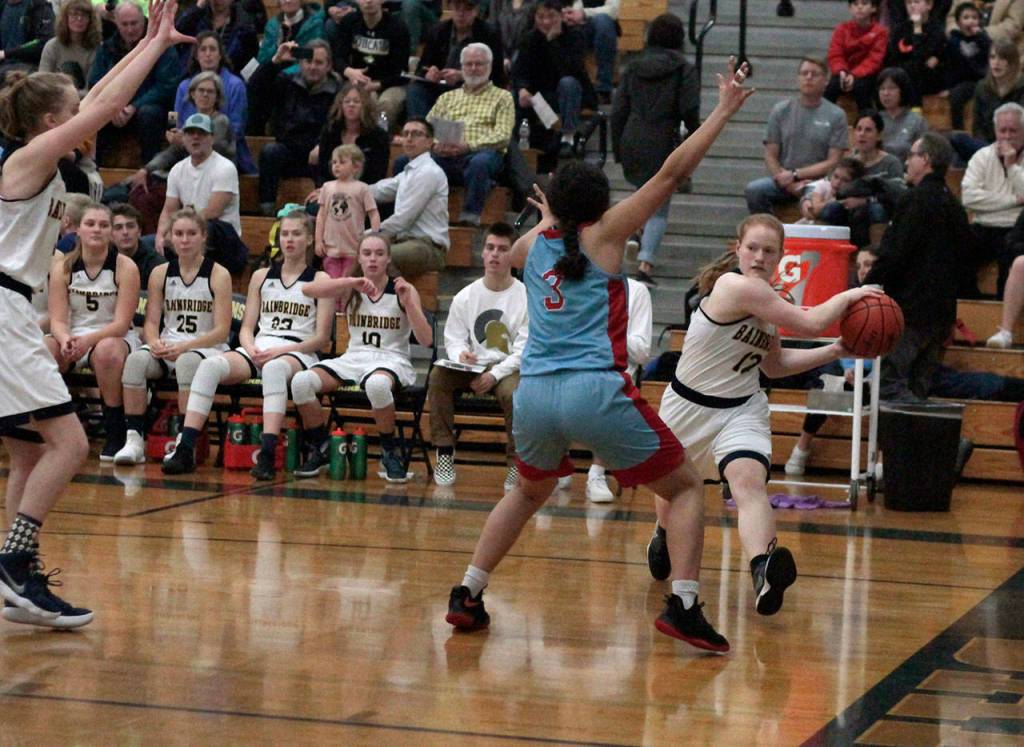Island girls send Seahawks home with loss in varsity basketball | Photo gallery