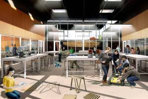 Bainbridge school officials host open house at BHS 100 Building