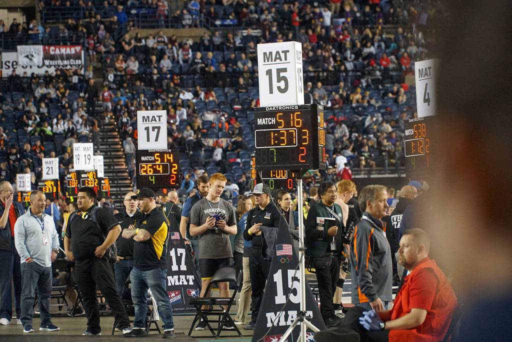 Mat moments: Scenes from the 2019 state wrestling tourney - Part 1 | Photo gallery