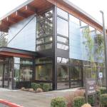 The Harrison Bainbridge Urgent Care building on Madison Avenue. (Brian Kelly | Bainbridge Island Review)