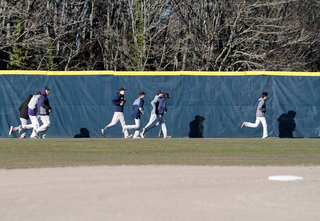 New year, new coach: BHS baseball team gears up for Gig Harbor | Photo gallery