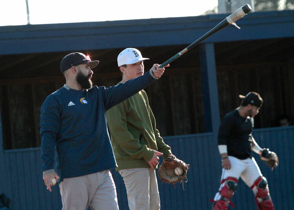 New year, new coach: BHS baseball team gears up for Gig Harbor | Photo gallery