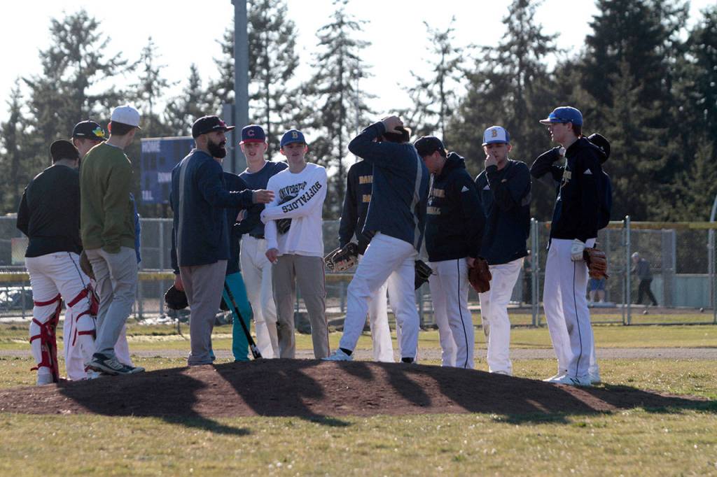 New year, new coach: BHS baseball team gears up for Gig Harbor | Photo gallery