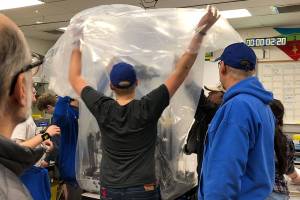 Bainbridge Spartronics students to unveil new robot at open house