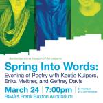 Image courtesy of Tim Spenser | Three nationally recognized poets will bring their tour of the Pacific Northwest to the Bainbridge Island Museum of Art at 7 p.m. Sunday, March 24.