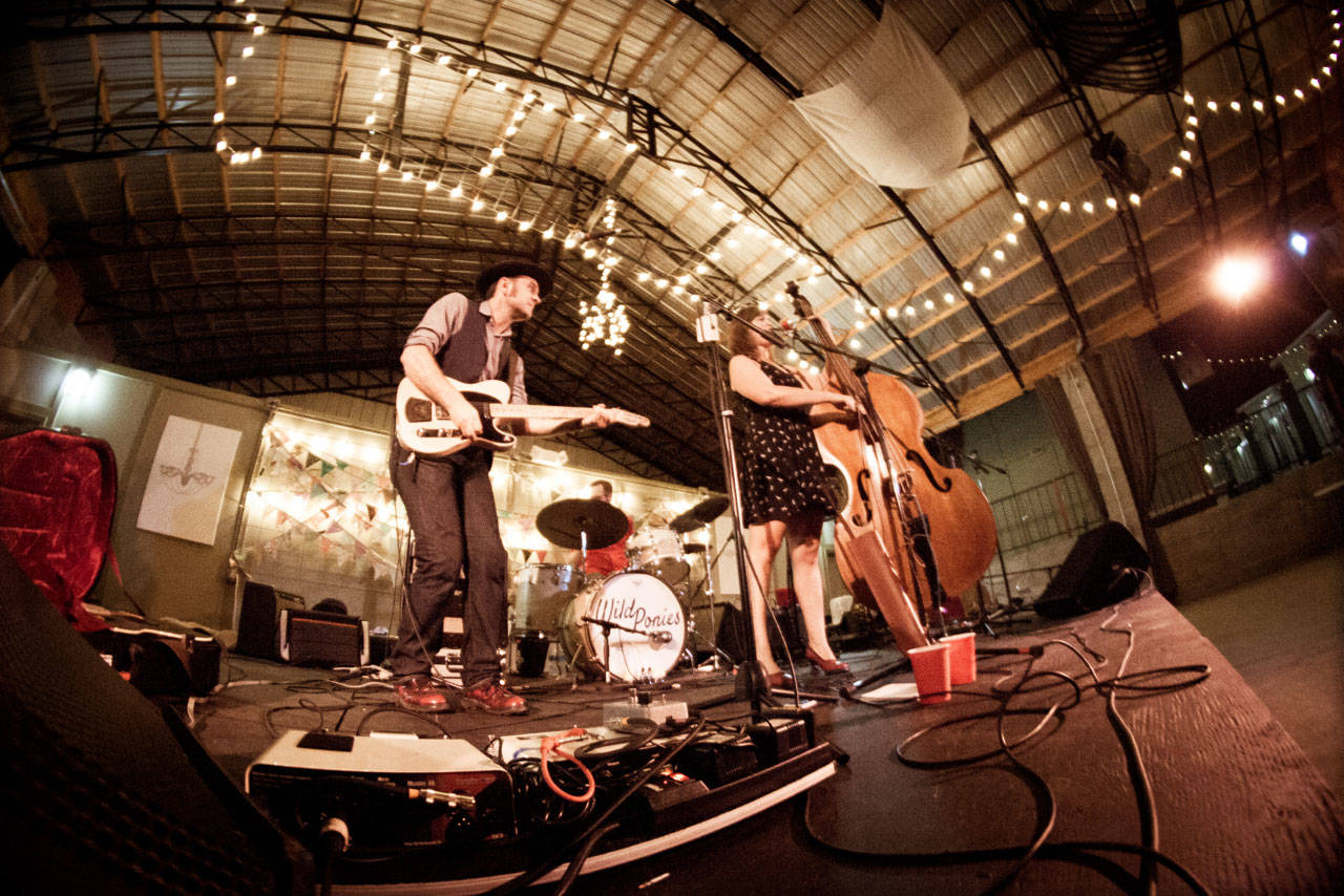 Stacie Huckeba photo | Wild Ponies perform in Nashville at the album release party for Galax.