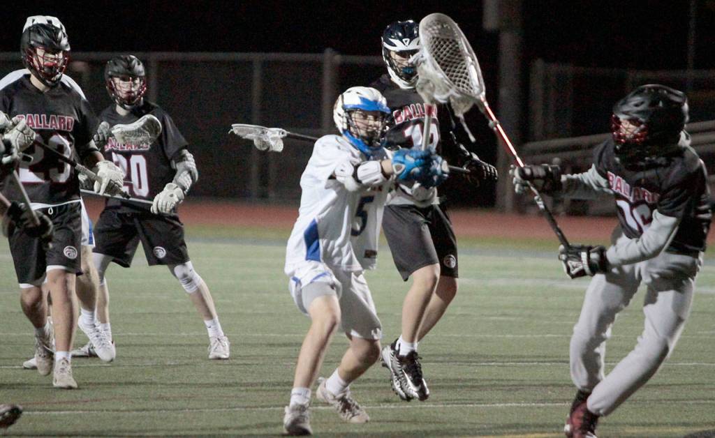 BHS boys finish 17-4 against Ballard in LAX | Photo gallery