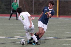 Bainbridge boys score shutout soccer win against Bishop Blanchet