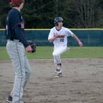 The Bainbridge High varsity baseball team scored a decisive victory against Nathan Hale last week, rebounding from a disappointing loss to Lakeside days before. (Luciano Marano | Bainbridge Island Review)