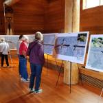 Officials with the Washington State Department of Transportation held an open house in Suquamish Tuesday to discuss plans to construct a series of traffic improvements on the Highway 305 corridor. (Nick Twietmeyer |Kitsap News Group)