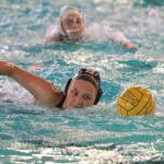 The Spartans Grace Carson moves the ball forward for Bainbridge in recent action against Peninsula. (Brian Kelly | Bainbridge Island Review)
