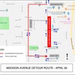 Stretch of Madison Avenue to be closed to traffic Friday