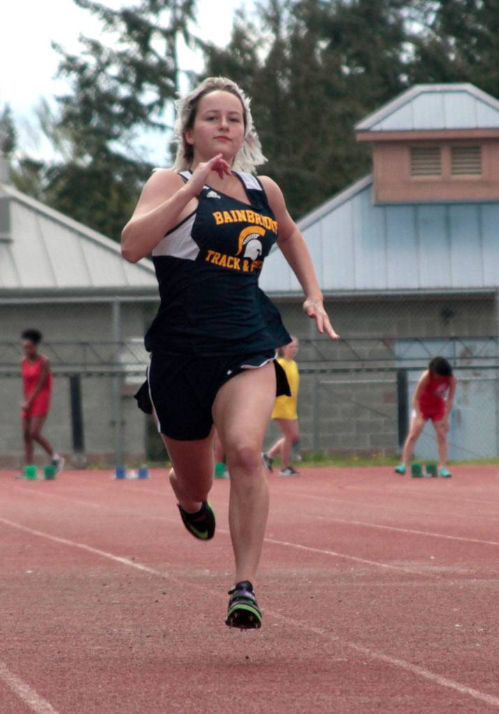 Spartans go fast, high and far at three-school track-and-field meet | Photo gallery