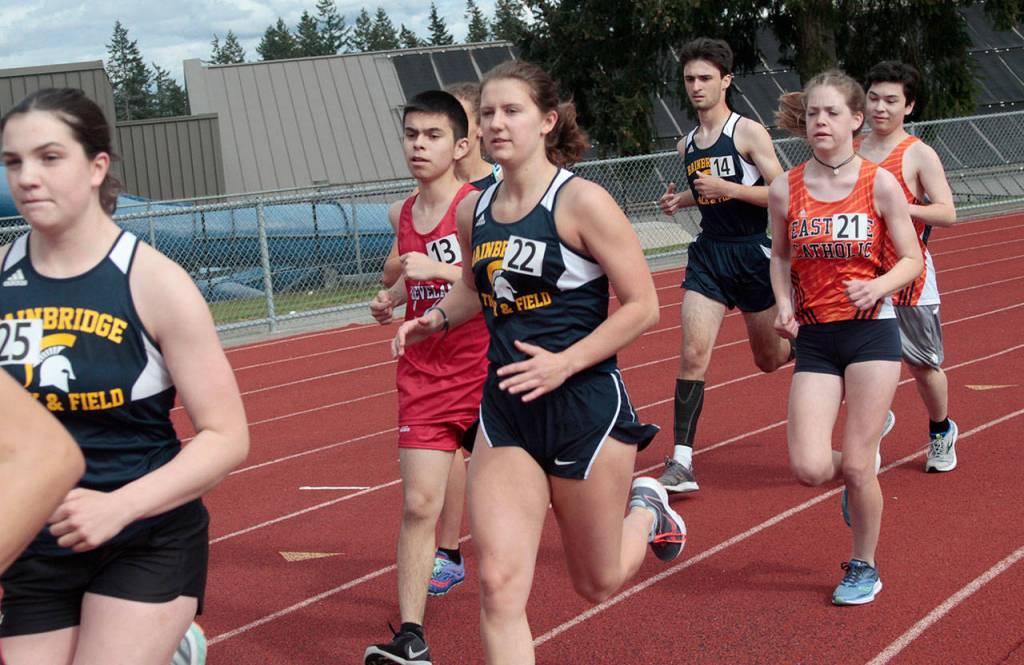 Spartans go fast, high and far at three-school track-and-field meet | Photo gallery