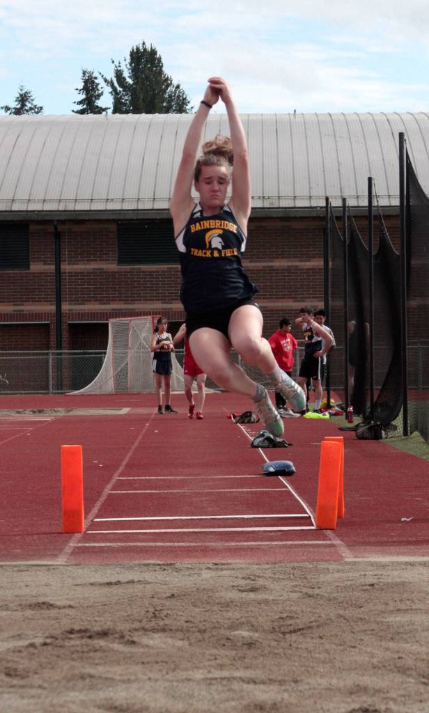 Spartans go fast, high and far at three-school track-and-field meet | Photo gallery