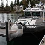 Luciano Marano | Bainbridge Island Review - The Bainbridge Island Police Departments Maritime Services Units Marine 8 was recently overhauled, courtesy of a Department of Homeland Security grant: The Marine 8 Service Life Extension Program Grant.
