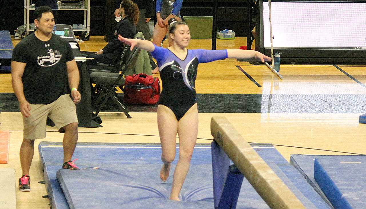 Bainbridge gymnast competes in Regionals